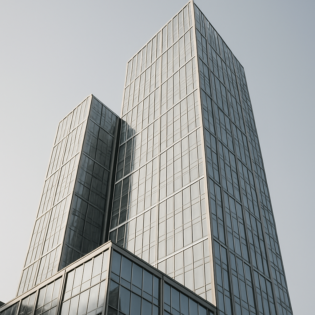 Modern downtown Calgary high-rise building exterior